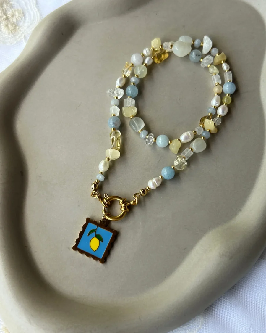 lemon charm an kette